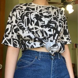 Black and White Tee